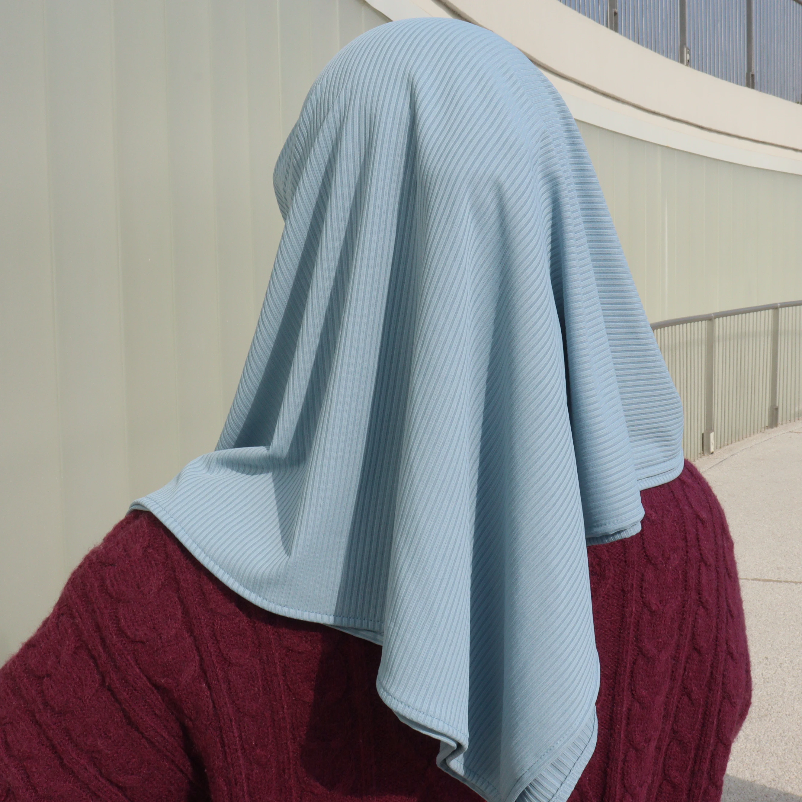 2023 Premium square ribbed Jersey hijab women scarf shawl luxury mixi stretchy cotton jersey hijab super quality jersey shawl