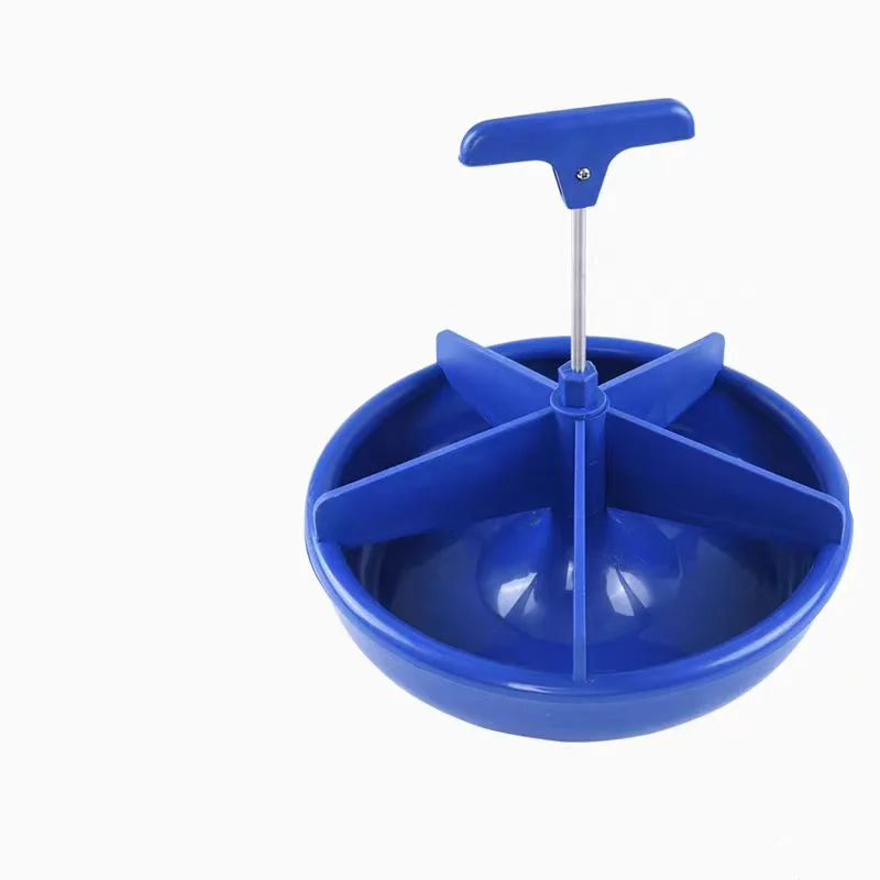 Poultry Animal Pet Piglet Farm Blue Plastic Round Pig Feeder Bowl