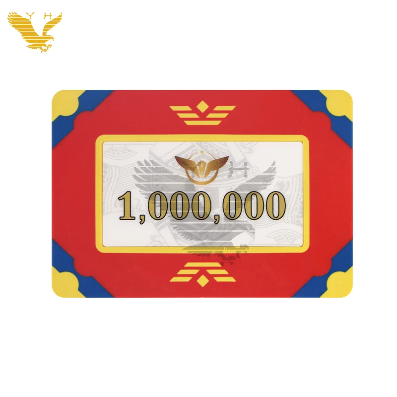 YH Casino Product Manufacturers Nylon China Numbered Poker Chips Game