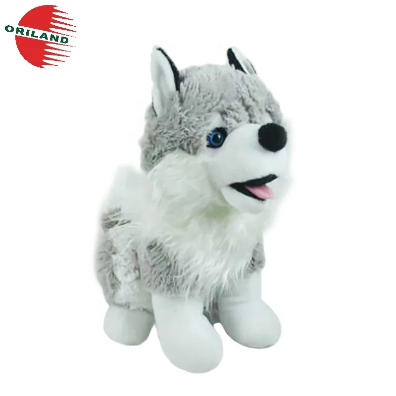 Customized cute plush husky stuffed animal simulation husky dog toy