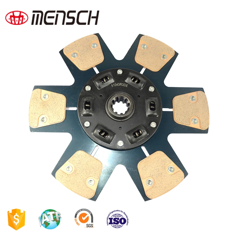 Automobile transmission parts High Strength Steel Mensch Racing Clutch Disc
