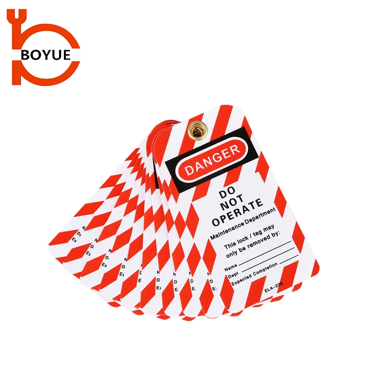 Do not operate danger warning tagout loto safety lockout tag