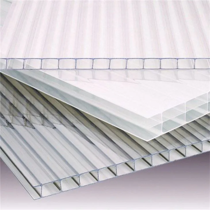Clear Polycarbonate Hollow Sheet for roofing