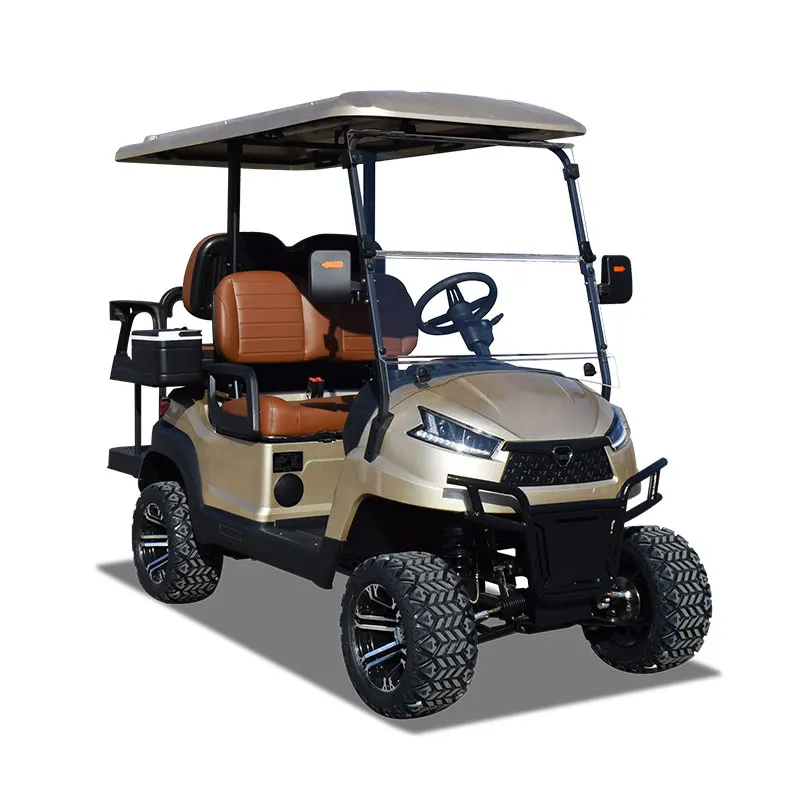 ZYCAR Customized 72V Electric Golf Buggy 2+2 4-seater Off road Vehicle New Lithium Battery Lift Golf Cart
