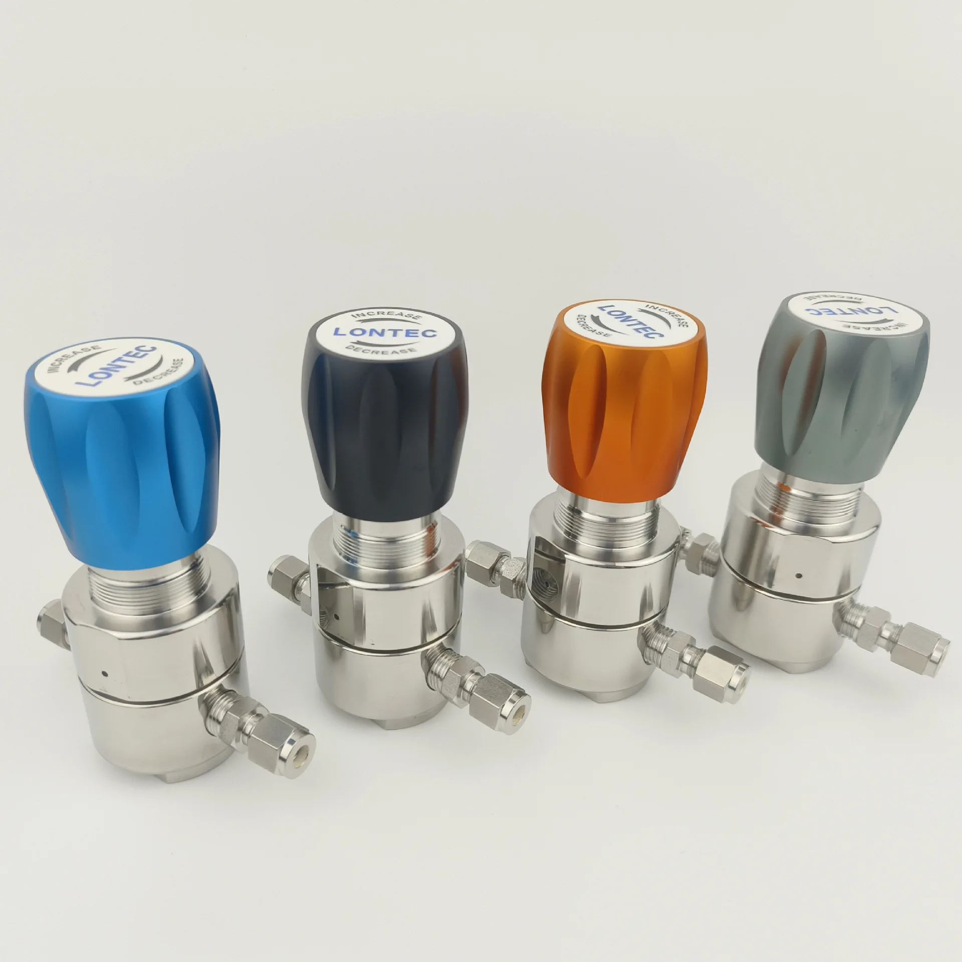 NFJM Dual-stage pressure regulator N2 inlet pressure 0-3000psi outlet pressure 0-120psi With cylinder connector