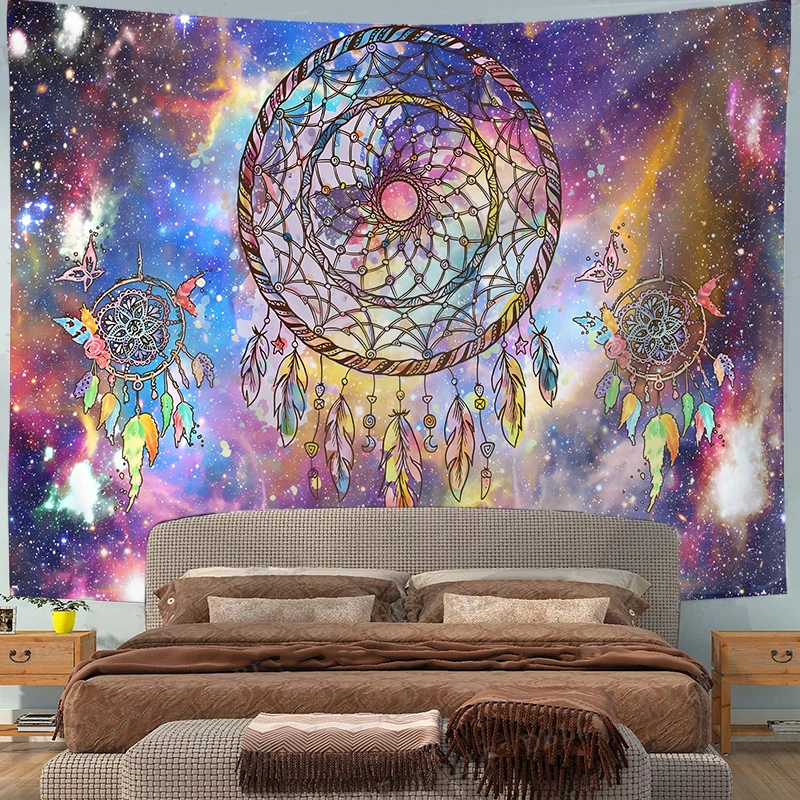 New Design Printing Bohemian Tapestries Custom Hippie Wind Chimes Tapestry throw Wall Hanging Decoration livingroom Office