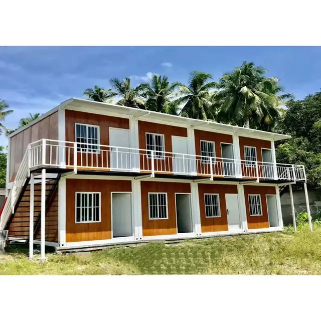 Container House 40fl Foldable Prefabricated Portable Living Container Houses 3 Bedrooms