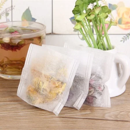 Biodegradable Reverse Folding Corn Fiber Empty Tea Bag Coffee Bags