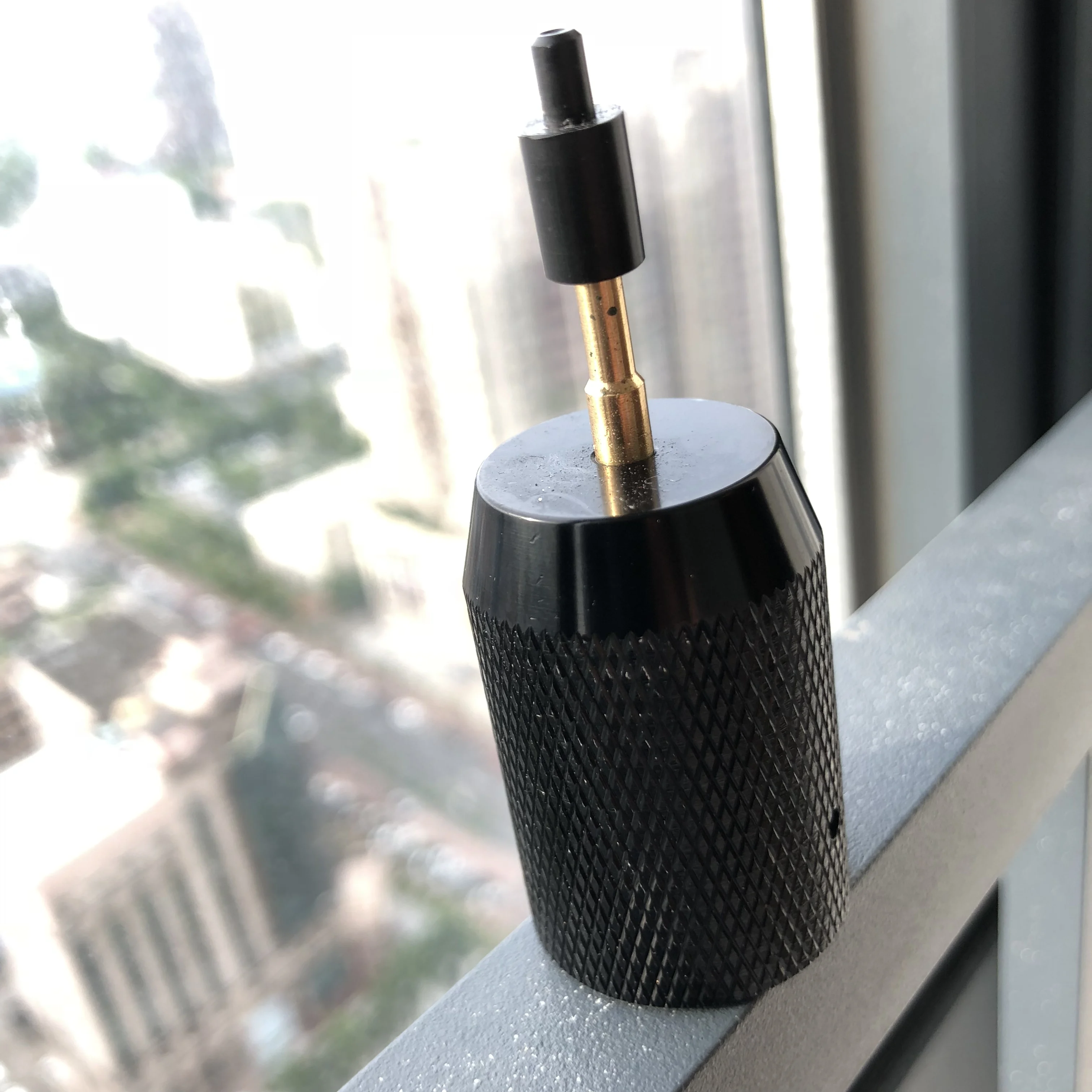 HPA Co2 Refill Charger Adapter to Standard Valve Regulator with G1/2-14 or Z6P7 CO2 CONVERT TO GREEN GAS MAG