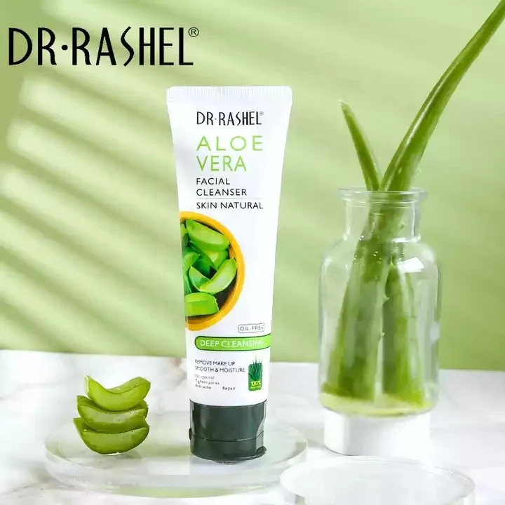 DR RASHEL remove makeup smooth and moisture deep cleansing aloe vera facial cleanser