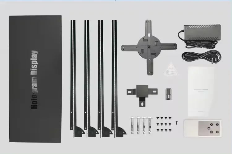 Nake Eye Video Wall Easy Install 3d Fan Holograma Ventilador Holographic Hologram Advertising Led Fan Display 3d Hologram Fan
