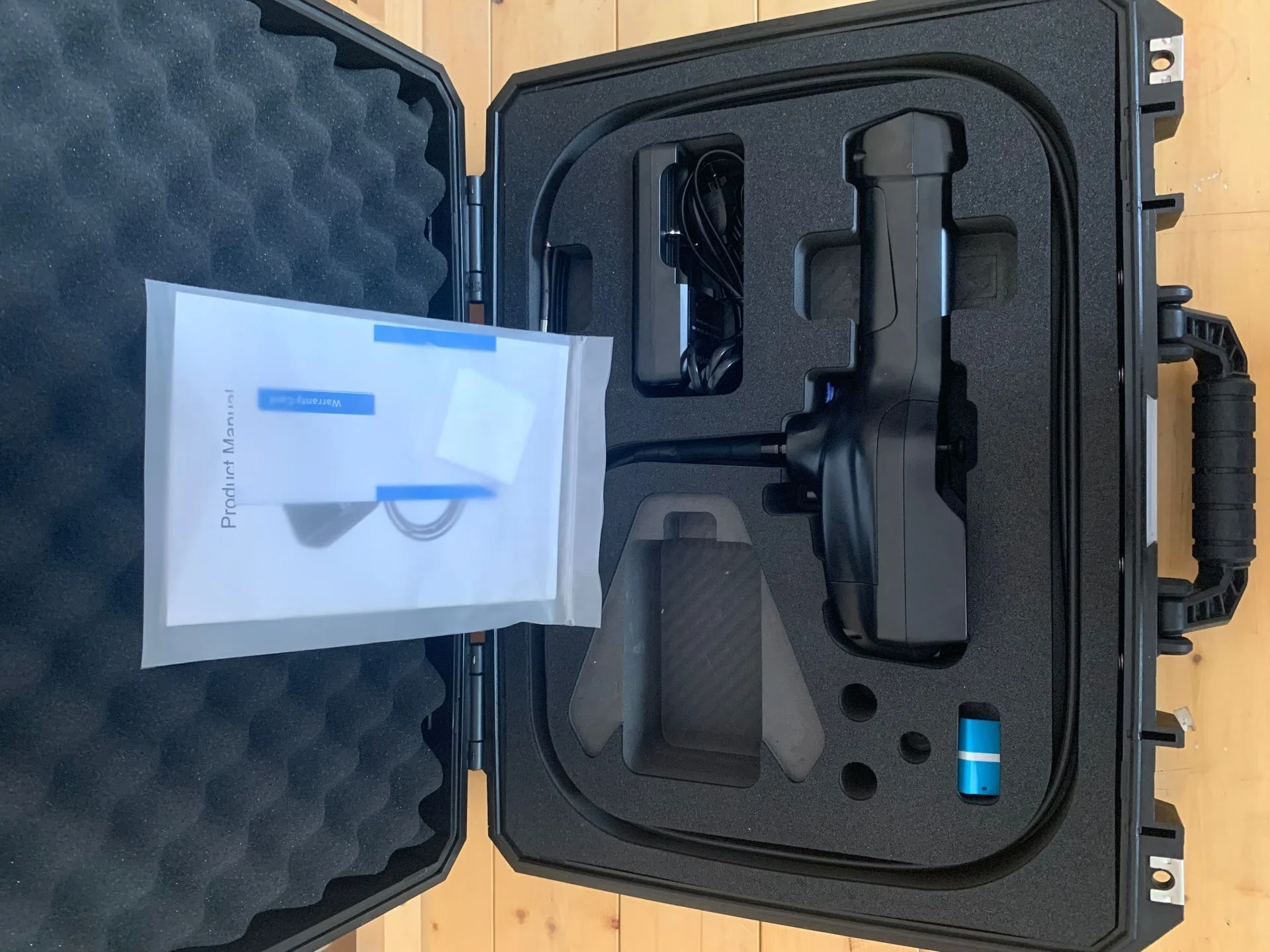 Aircraft Engine Testing Visual Inspection Camera Borescope 3.5' Display Tungsten Braided Cable Waterproof IP67 Visual Testing