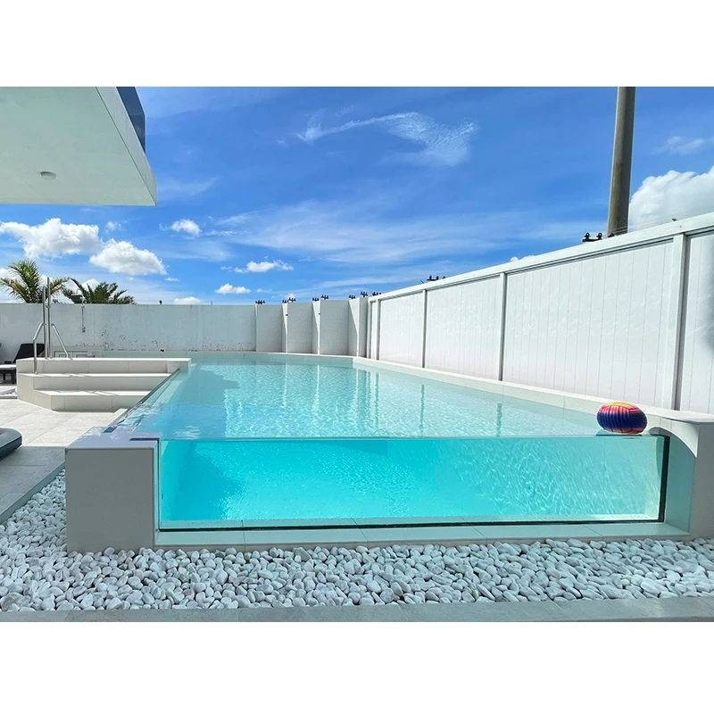 Safety Tempered Laminated Glass 6mm 8mm 10mm 12mm 15mm 19mm Tempered Glass Swimming Pool cover