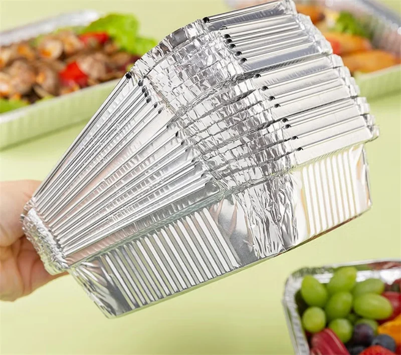 45*33*3 Cm 1/2 Sheet Cake Pan Food Catering Disposable Tableware Aluminium Tin Foil Trays Bakery Us Rec45333f