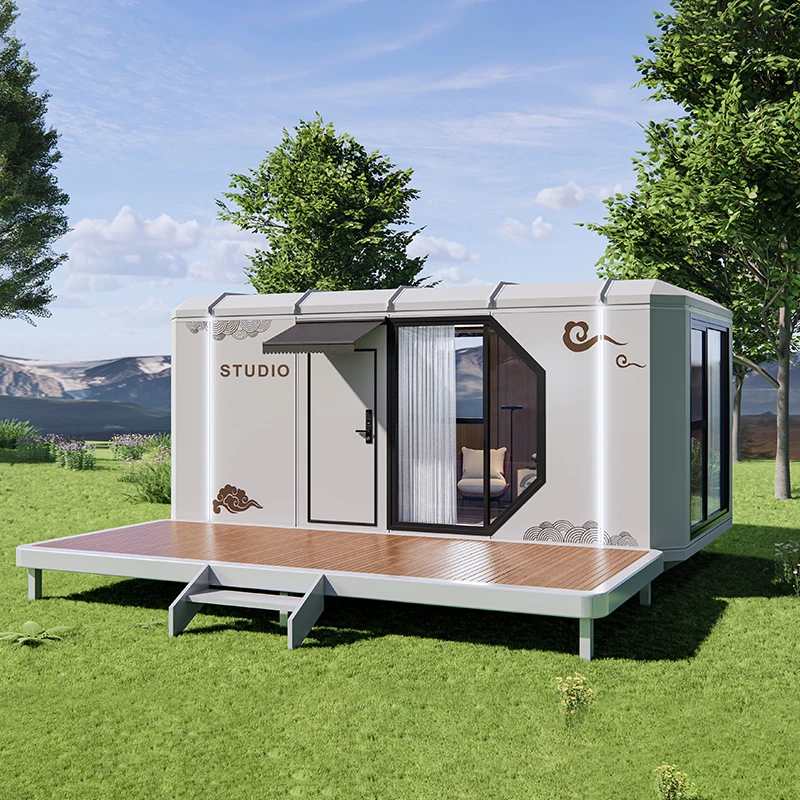 Detachable Prefab Villa House Luxury Tiny Villa Construction Real Estate Prefab House Granny Flat House