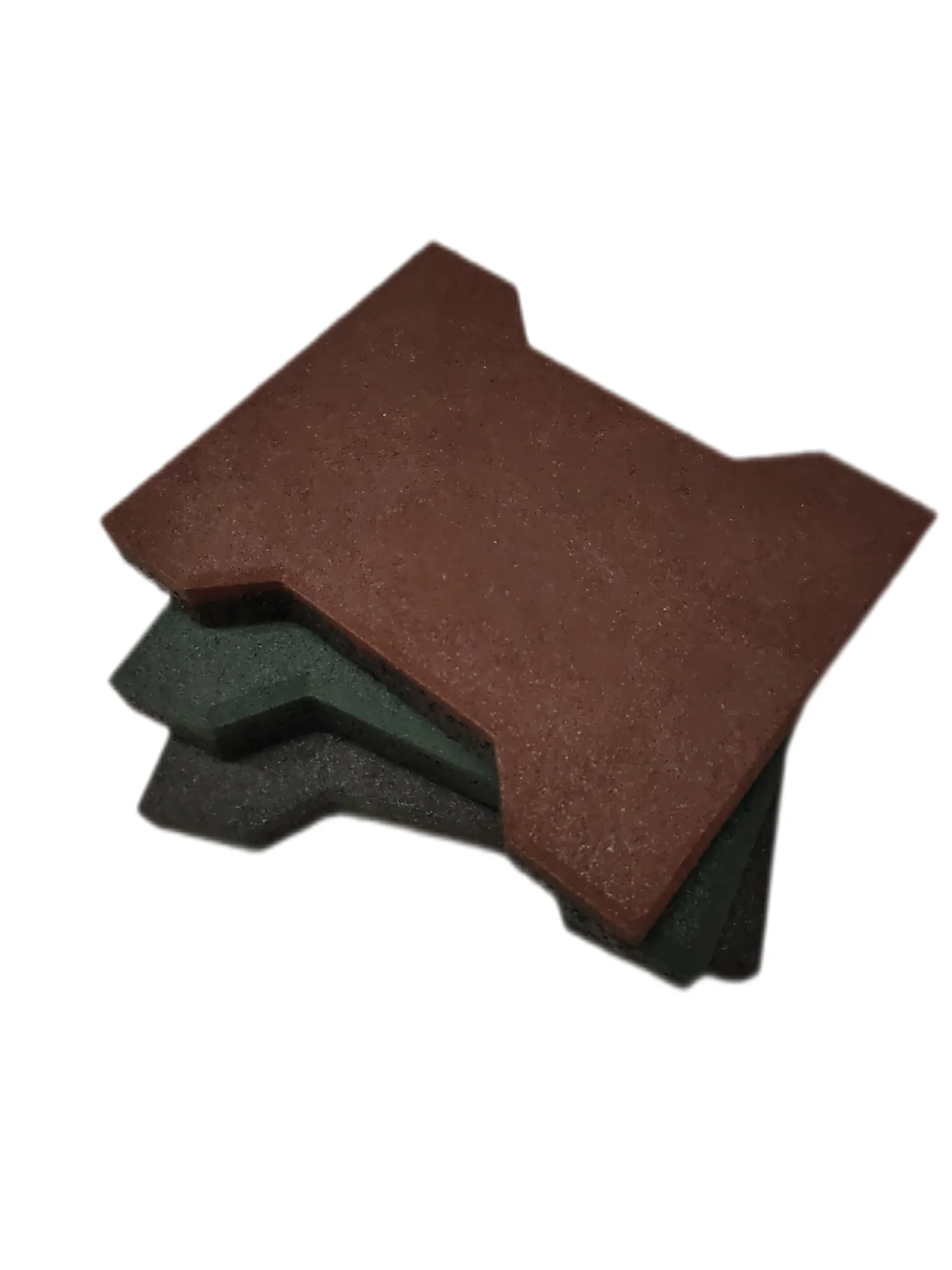 Firm Brick Puzzle Rubber Paver Use for Horse Interlocking Rubber Dog bone Pavers