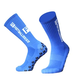 Hot sale breathable anti-slip athletic antideslizantes soccer calcetines deportivos grip custom logo sports men socks