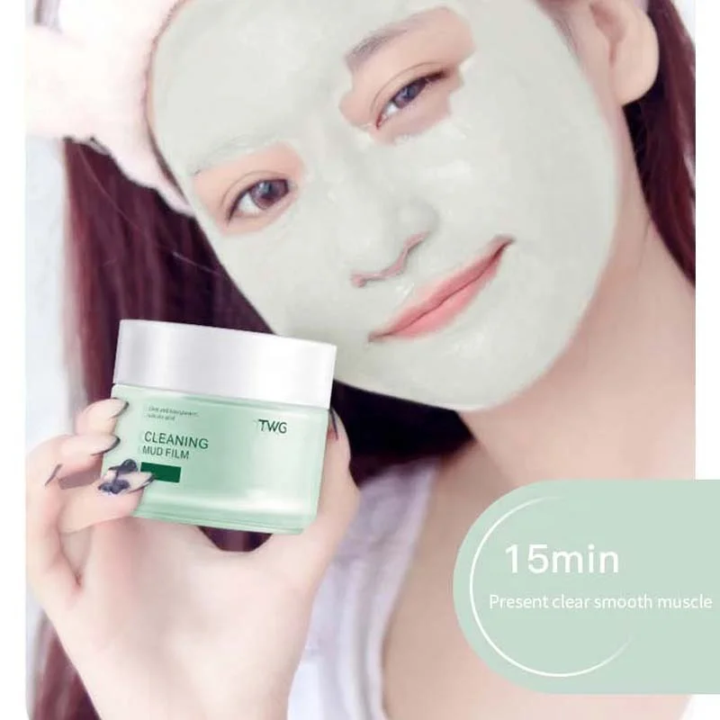 Wholesale OEM ODM 100g Cream Moisturizing Cleansing Mud Mask Facial Mask Skincare