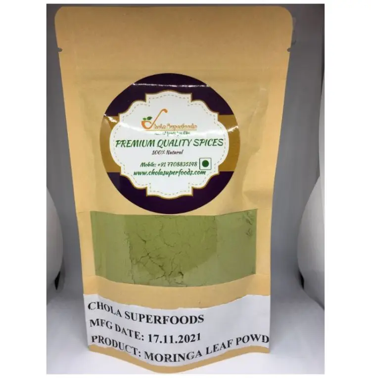 Moringa Leaf Powder Chola Superfoods Moringa Powder Reliable Product Moringa Leaf Powder Premium Grade