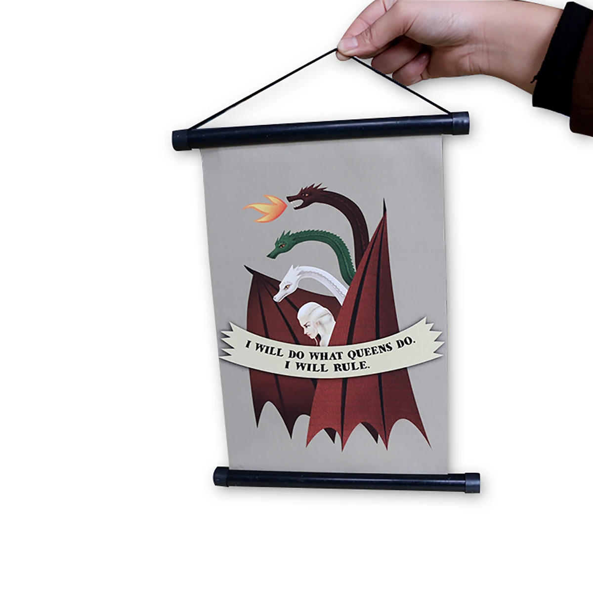 Customized Hanging scroll Japan Anime Hanging Poster With Plastic/ Aluminium Rod Wall Scroll