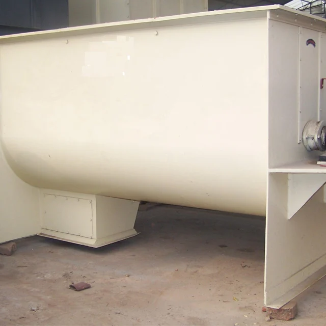 Animal Feed Mixer Horizontal Ribbon Cattle Pig Feed Mixer Mixing Machine
