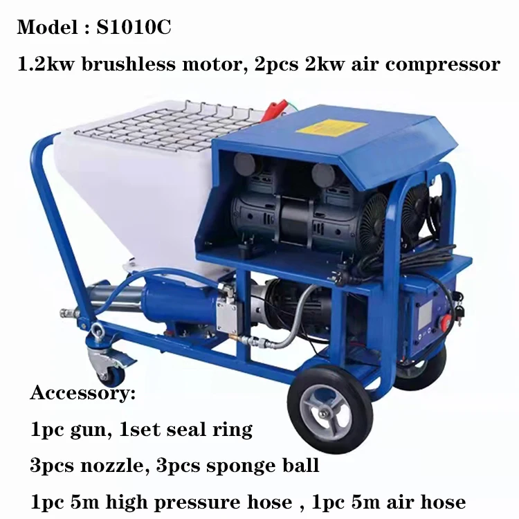 Professional Electricity real stone paint Texture Sprayer Painting Machine