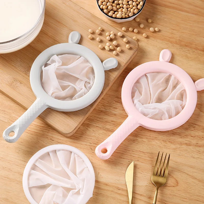 Soybean Milk Filter Screen Residue Filtration And Separation Food Supplement Replaceable Rabbit Ear Mesh Leakage