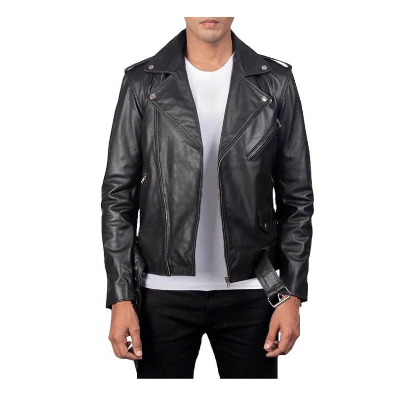 Men Autumn Popular Style Men Wholesale Fashion Zipper Pu For Men veste en cuir homme jacke Leather jacket