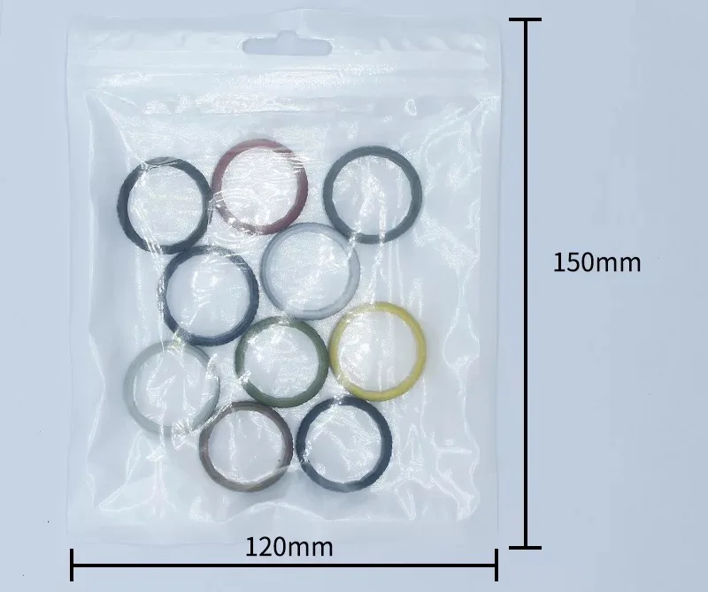 V&R 10 ColorJewelry Rings Amazon Explosion Model New Pattern Silicone Ring Breathable Men Sports Silicone Ring