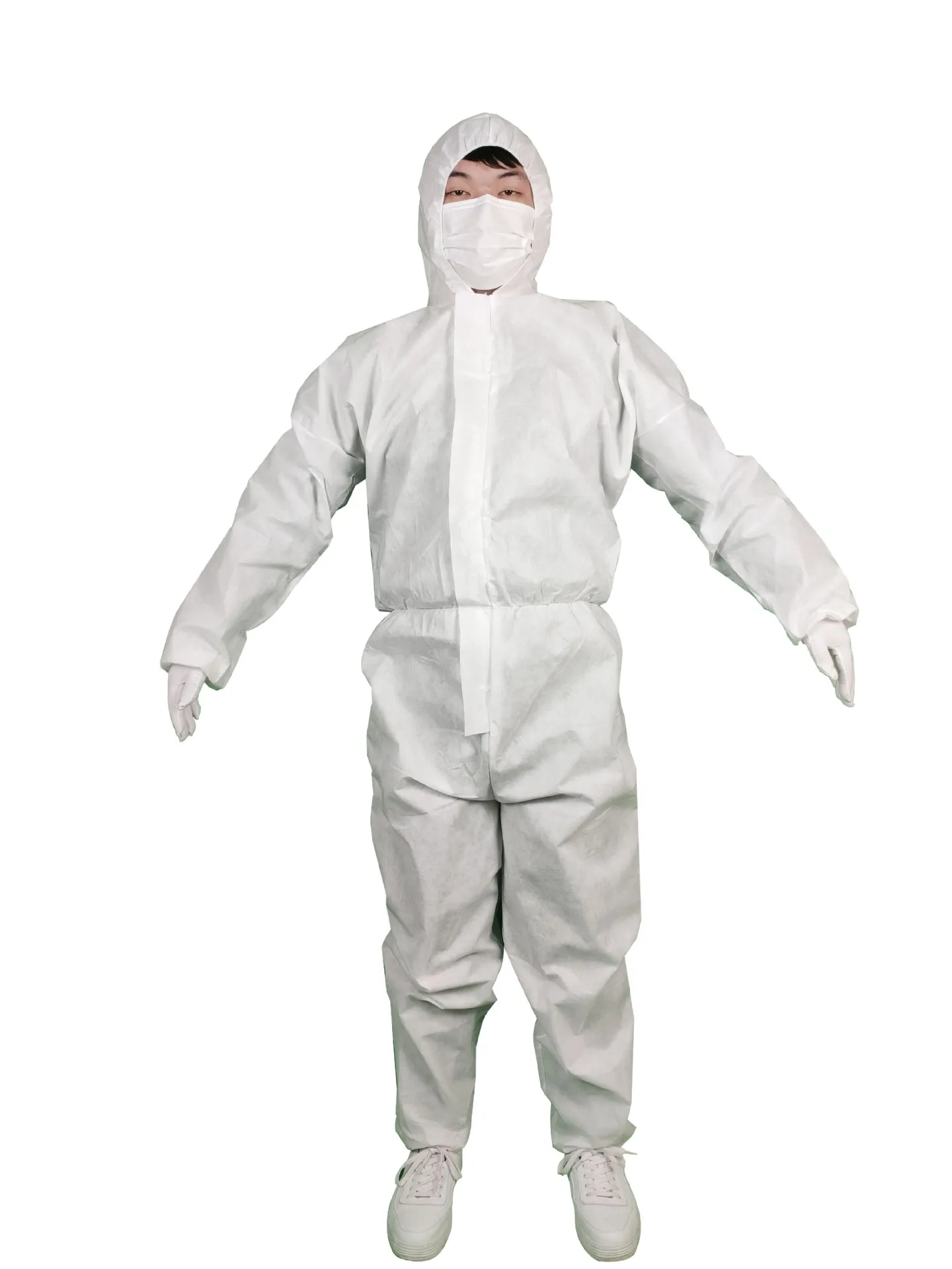 Safety Protective PPE SMS PP Type 5 6 Polypropylene Chemical Coverall Disposable Overall