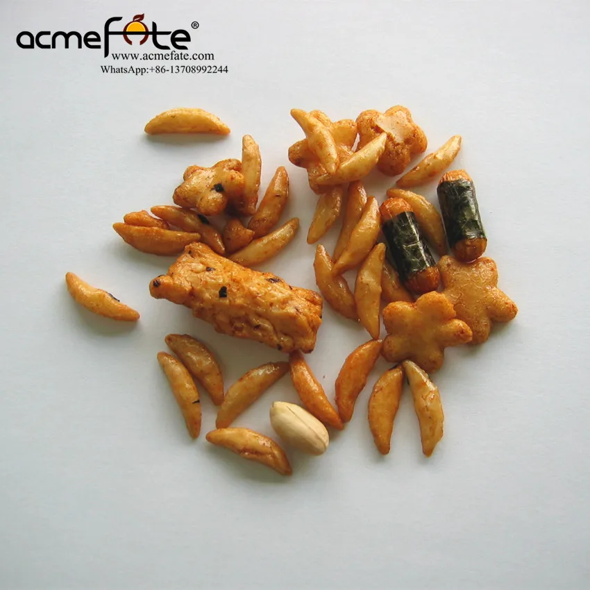 Крекеры с кунжутом, корейские крекеры с жареным рисом