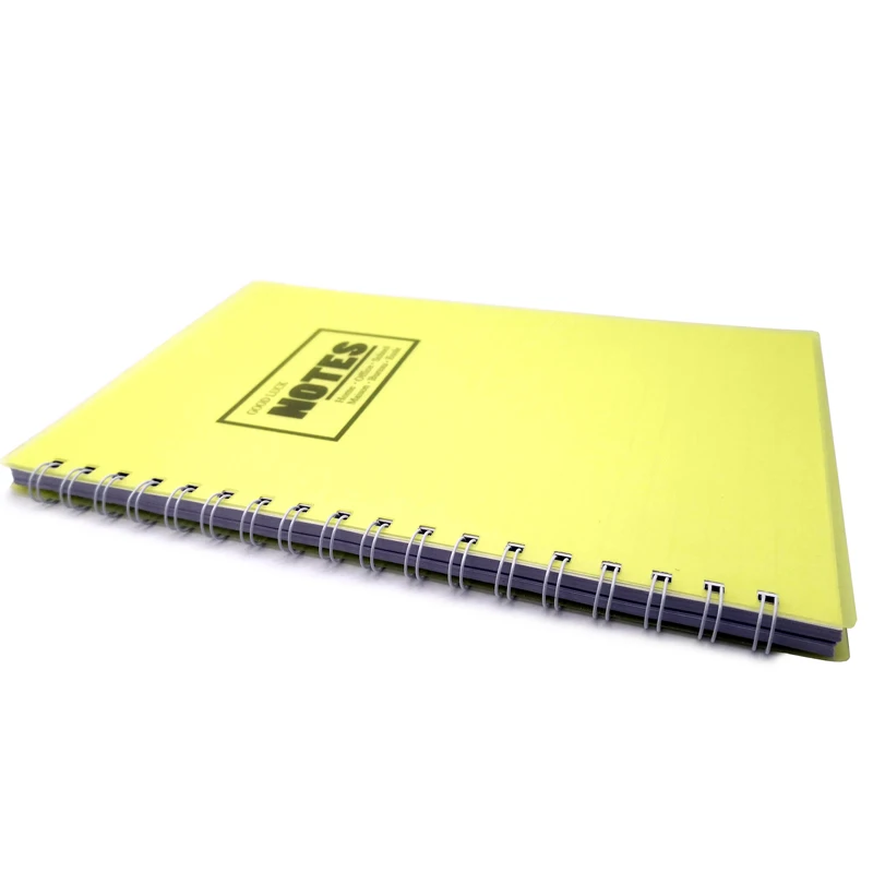 School Office Spiral Bound Pvc Cover Notebook Eco-Friendly Bound Notepad Phone Book Custom Spiral Note Book Notebook