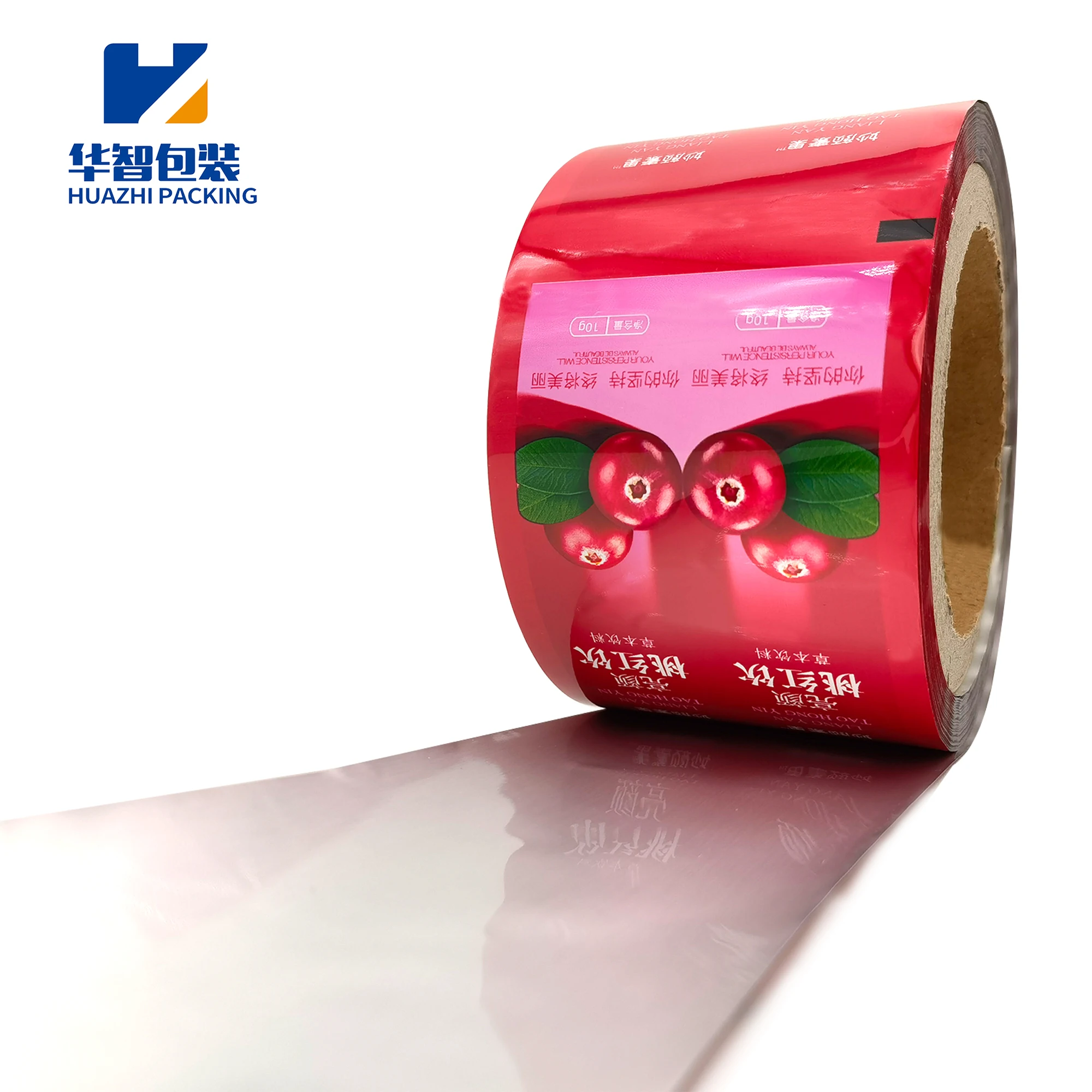 Custom Print Metal Retort Laminated Plastic Film Roll Instant Coffee Milk Juice Honey Bar Wrapper Food Packaging