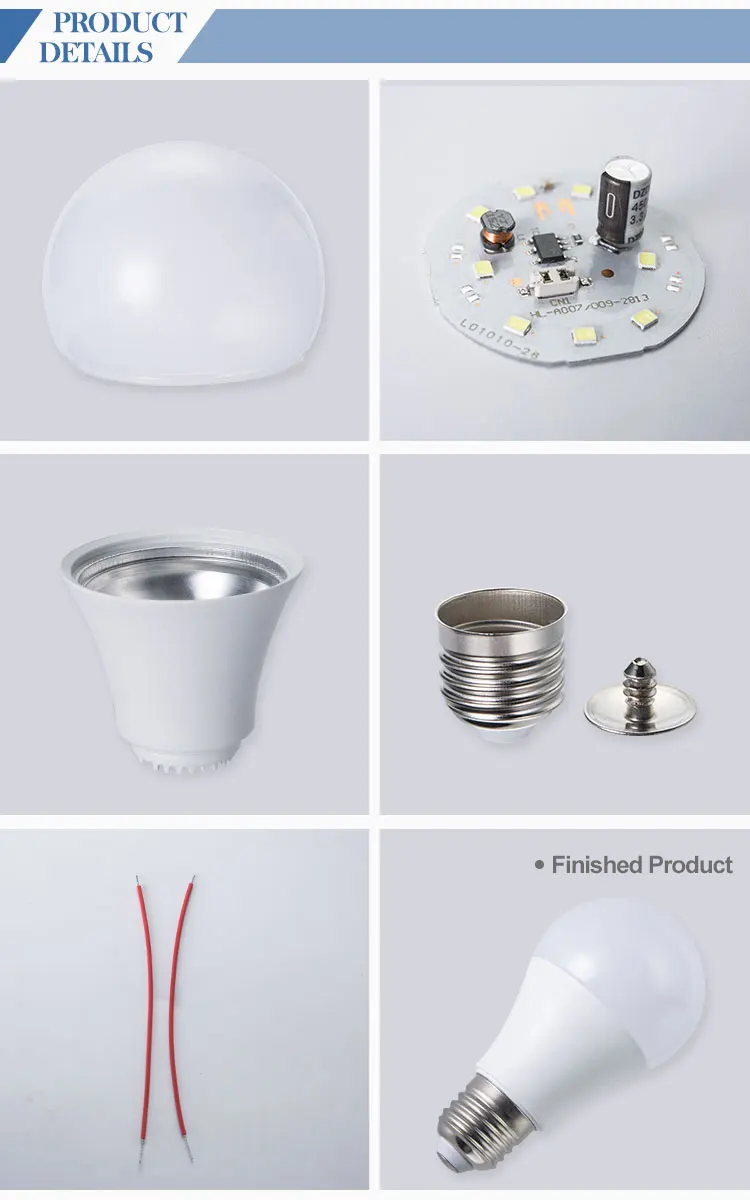 wholesale in china 20W 30W 40W 50W parts emergency led bulb skd