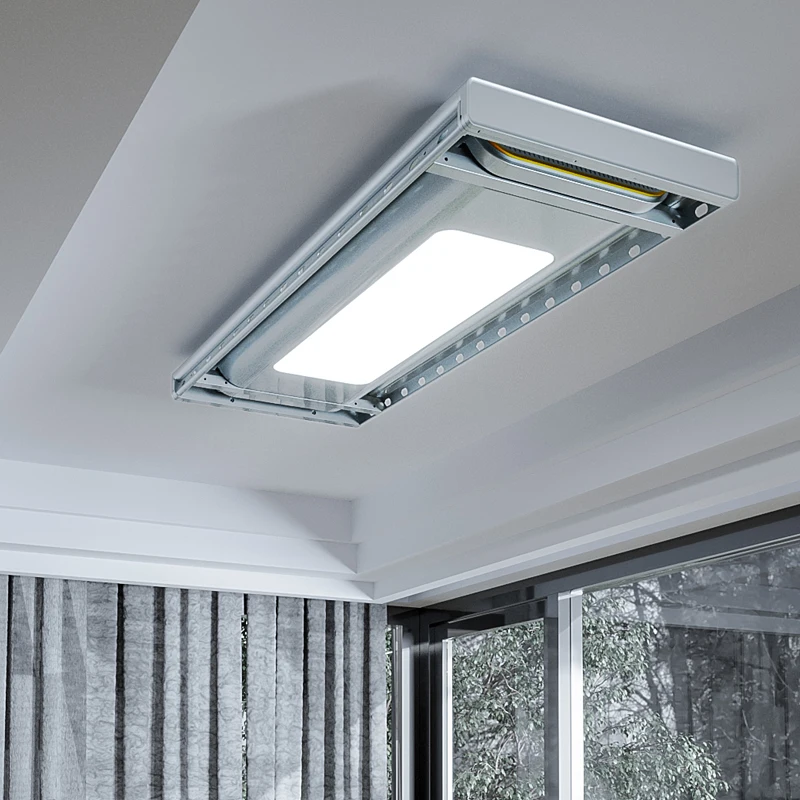 Smart Ceiling Lifting Rack Automated Electric Clothes Multifunctional Electric Clothes Line 45KG