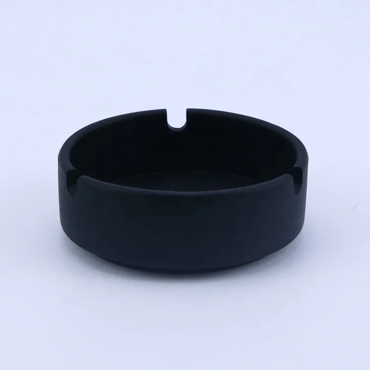Round Shape Tobacco Ashtray Smoke Product Smoking Accessories Portable Mini Silicone Ashtray