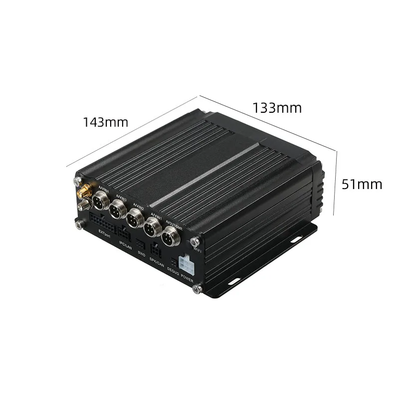 ZYX MDVR 4Ch 8CH 1080p Hard Disk DVR 4G WiFi GPS 2T 4T Camera Surveillance System Video Recorder Storage Safe Driver Manage