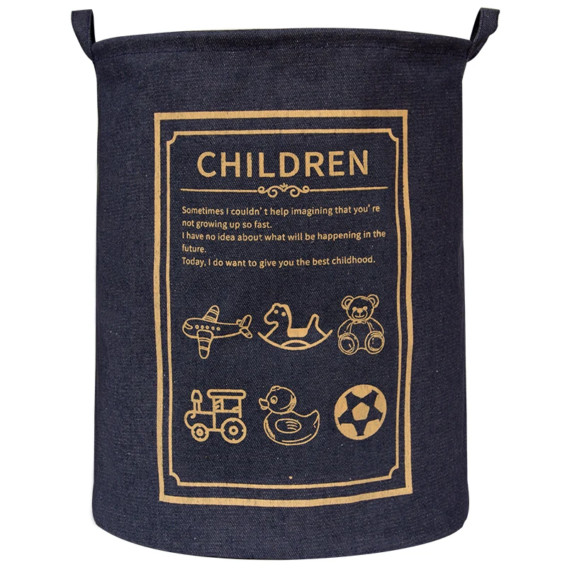 Laundry Basket Cotton Dirty Clothes Hamper Large Storage Basket For Bedroom