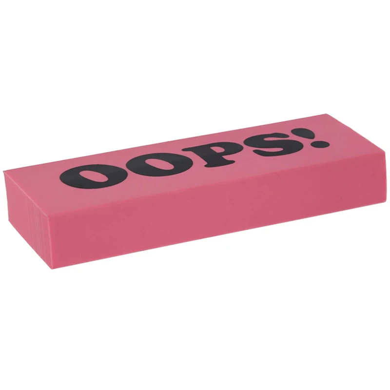 Candy Print Logo Pink Eraser Pencil Eraser Office School Cheap Custom TPR Rubber Cleaning