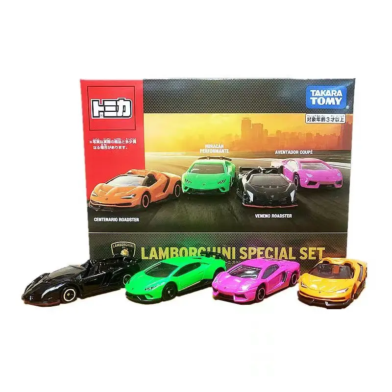 Tomica подарочный набор инженерный автомобиль гоночная Полицейская машина игрушки для мальчиков и девочек подарок модель автомобиля автомобили детей