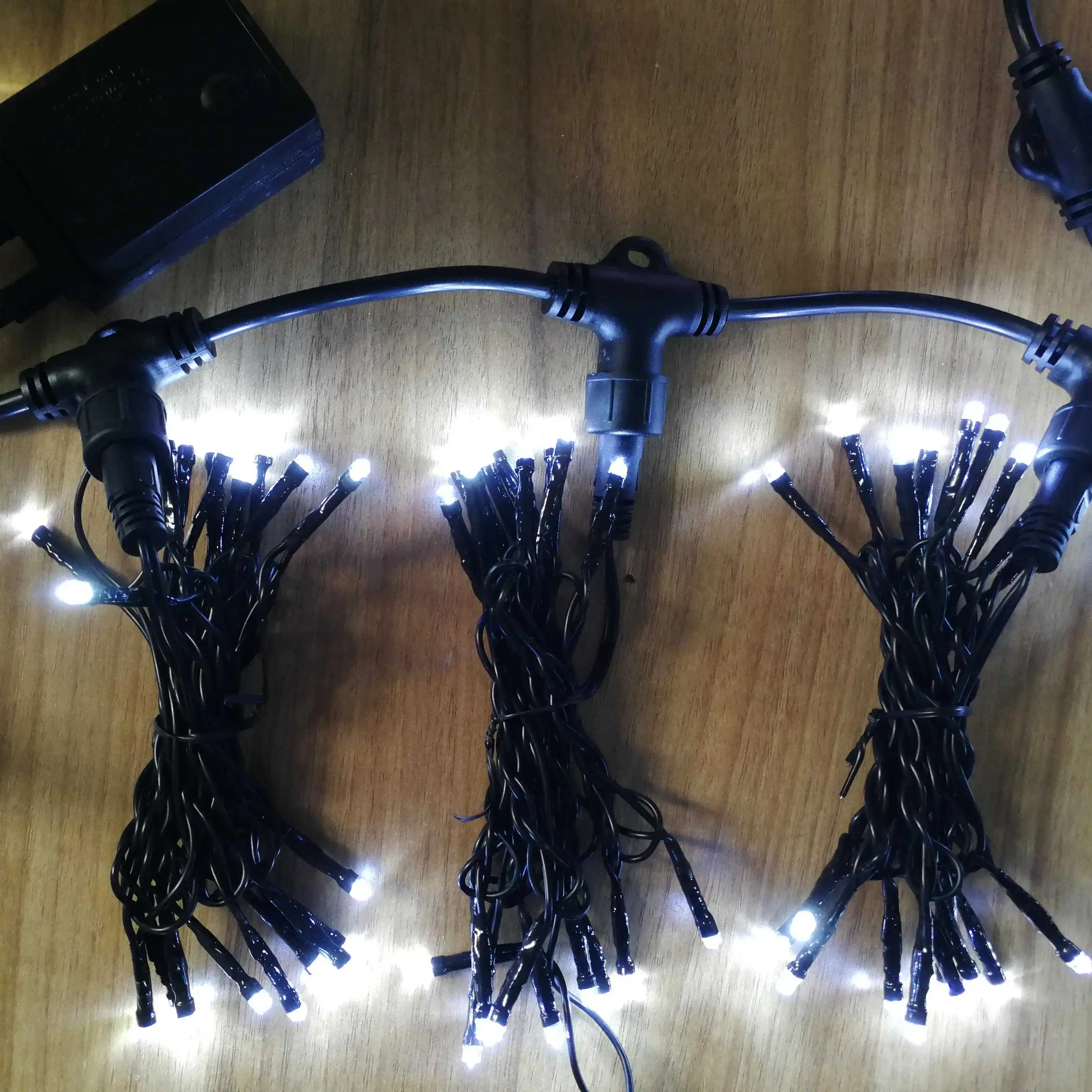 waterproof Christmas fairy lights decorative for house hanging outdoor led string curtain light