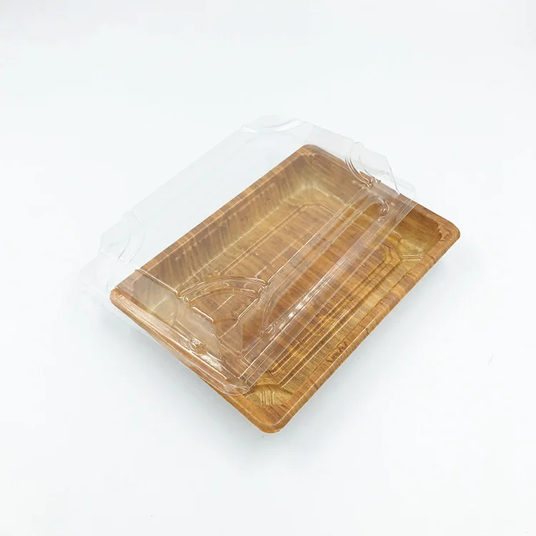 Bulk custom disposable plastic containers for sushi packaging