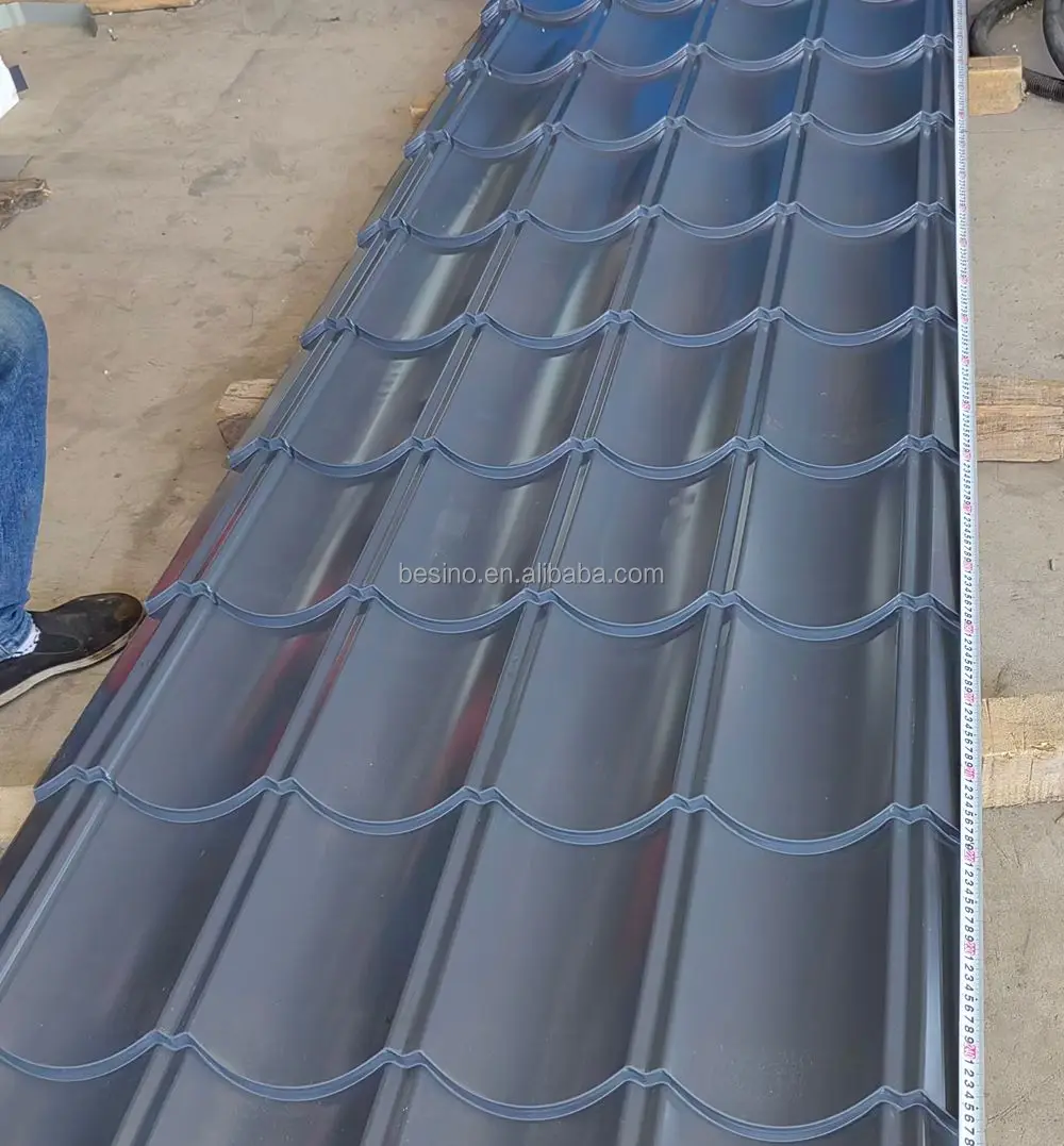 PPGI Corrugated Galvanized Steel Sheet Corrugated Steel Sheet Zinc Roofing Sheet Plain Roof Tiles