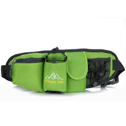 Outdoor Foldable Hiking Cycling Running Belt Waist Bag Sport Fanny Pack With Water Bottle Holder
