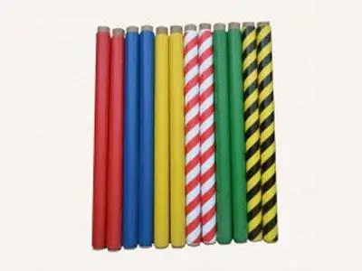 Manufacturer Red Fire Resistant PVC Log Roll Electrical Insulation Tape Jumbo Roll