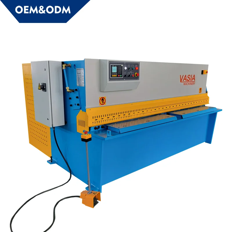 VASIA brand Hydraulic Shearing Machine with Siemens motor and ESTUN E21 Controls