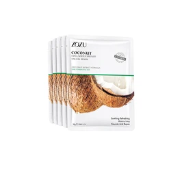 Wholesale Fruit Skin Care Moisturizing Collagen Whitening Coconut Papaya Avocado Red pomegranate VC Sheet Facial Mask Korean