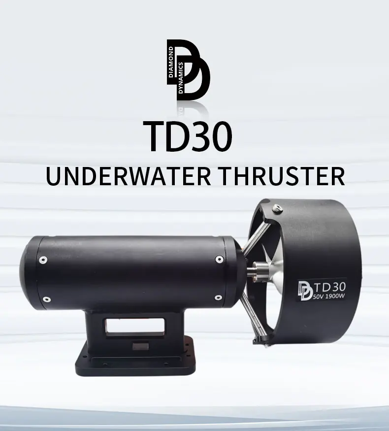 DD TD30 50v 1900w 30Kg Thrust Underwater Thruster  for ROV and Underwater Robot and Unmanned Ship and Boat
