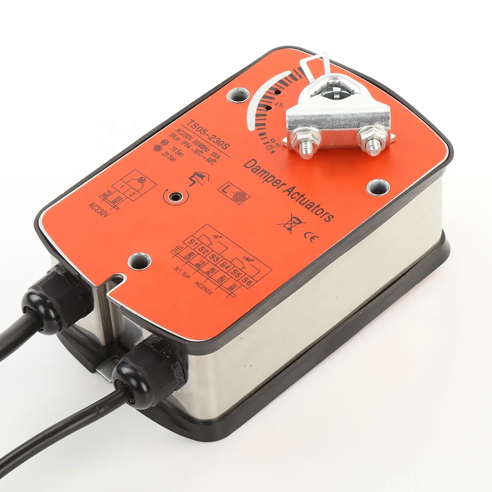 SW0002 5NM Spring Return HVAC Damper Actuators 120V