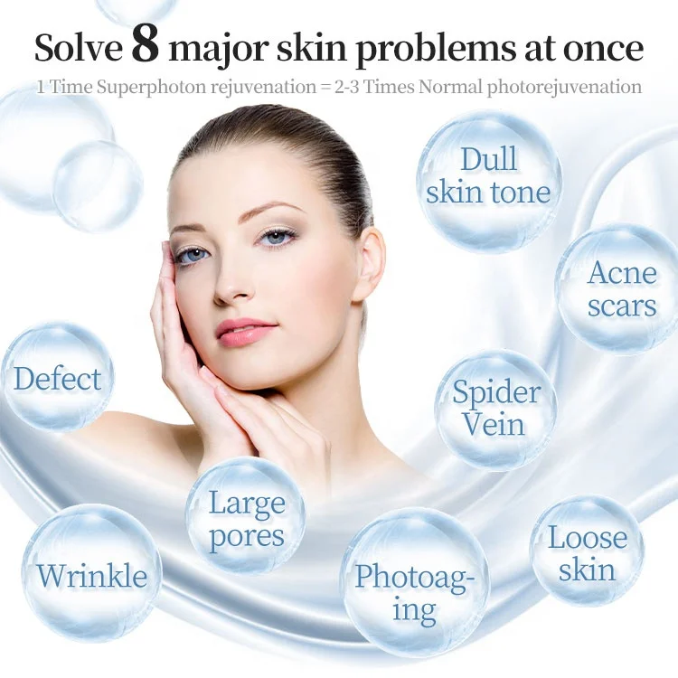 Factory Direct Anti-aging Acne Scars Removal Whitening Machine N-I-R Ultraphoton E-light OPT S-S-R Hair Removal Device